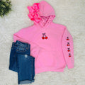 Girl’s Youth Cherry Embroidery Sweater