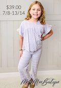 Girls purple 2 piece set - Mini Mee Boutique