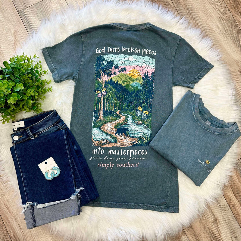 God turns broken pieces into Masterpieces Tee