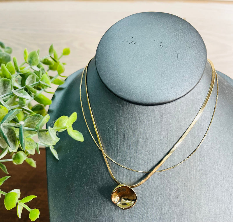 Gold 2 Layered Necklace
