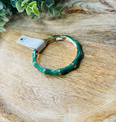 Gold Accents Metal Bracelet