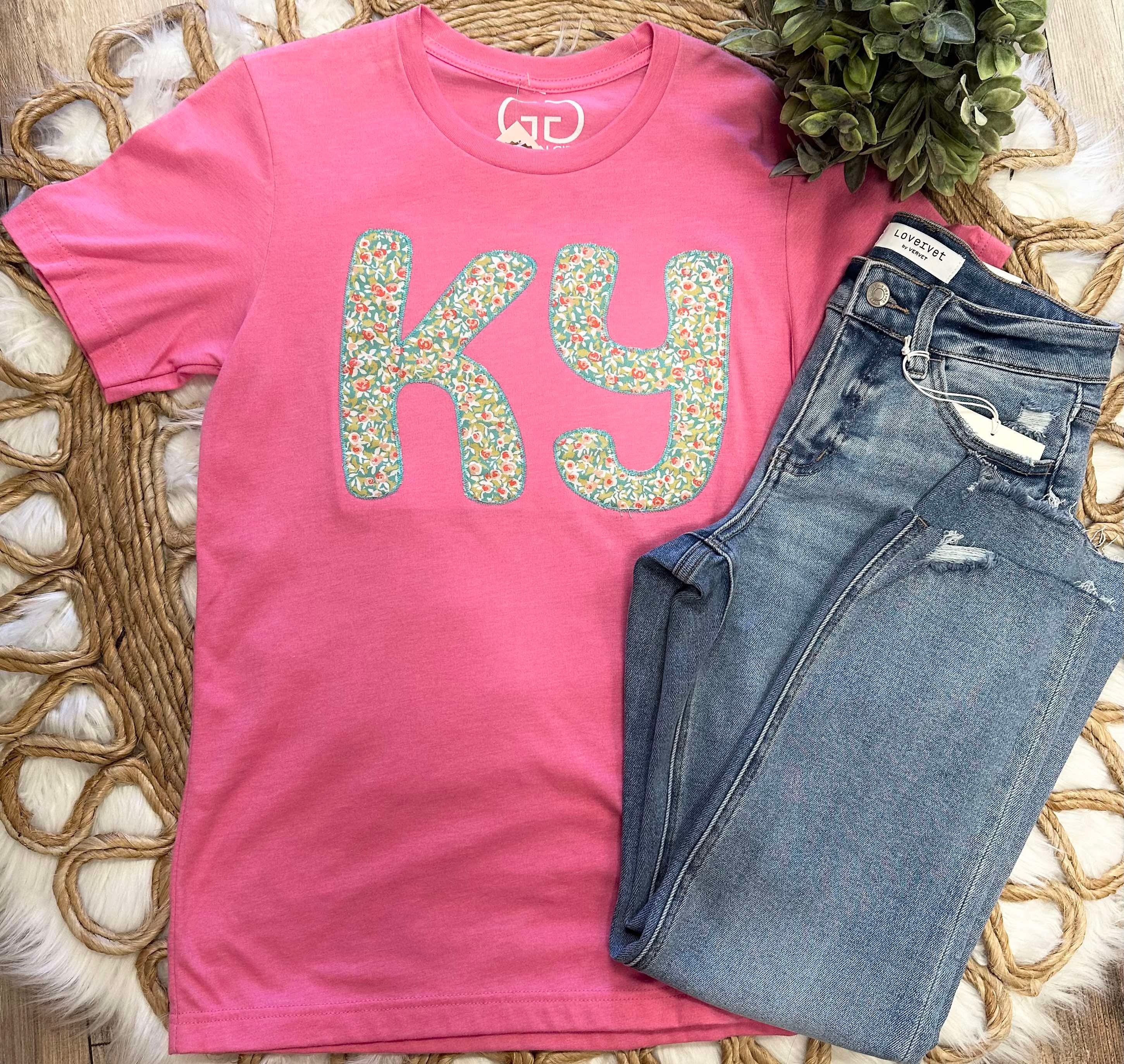 Golden Girl Pink KY Tee