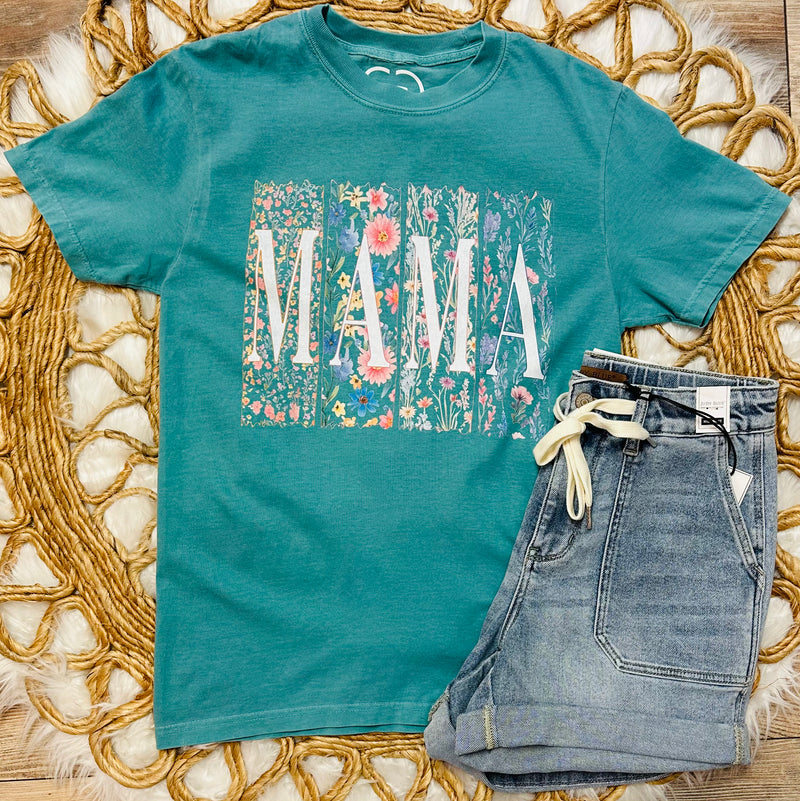 Golden Girls Floral Mama Tee