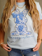 Happy Easter Bunny Tee- Women’s