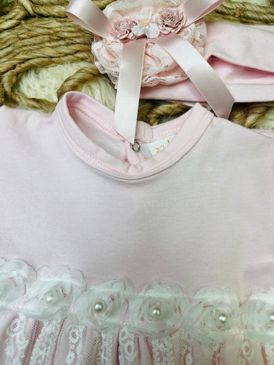 Haute Baby Dress Sleeper (Headband Included) Girls