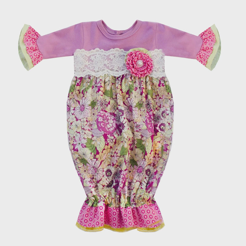 Haute Baby Mayflower Gown and Blanket Set