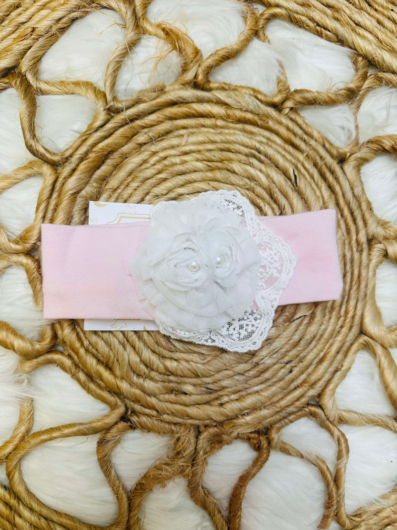 Haute Baby Precious Blush Headband