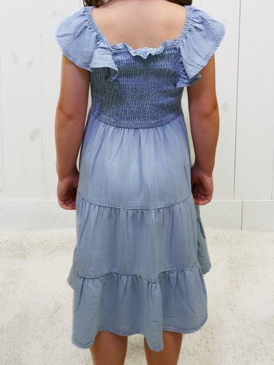 Hayden Girls Blue Jean Dress