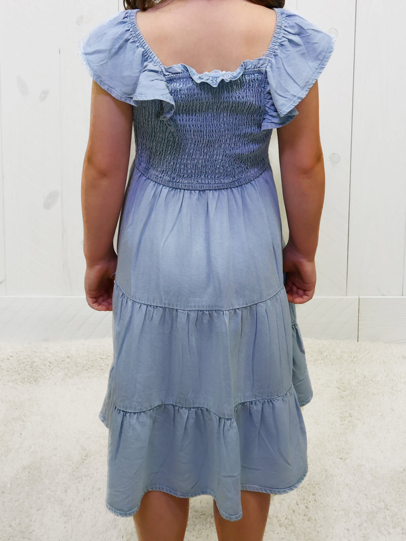 Hayden Girls Blue Jean Dress