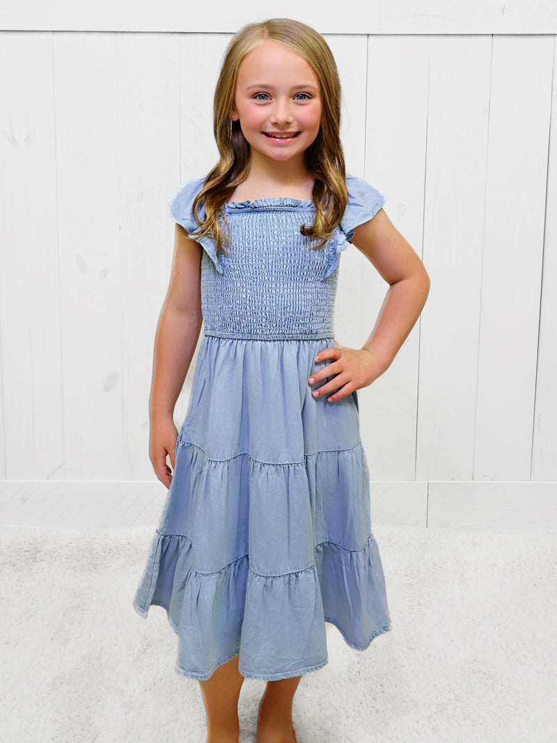 Hayden Girls Blue Jean Dress