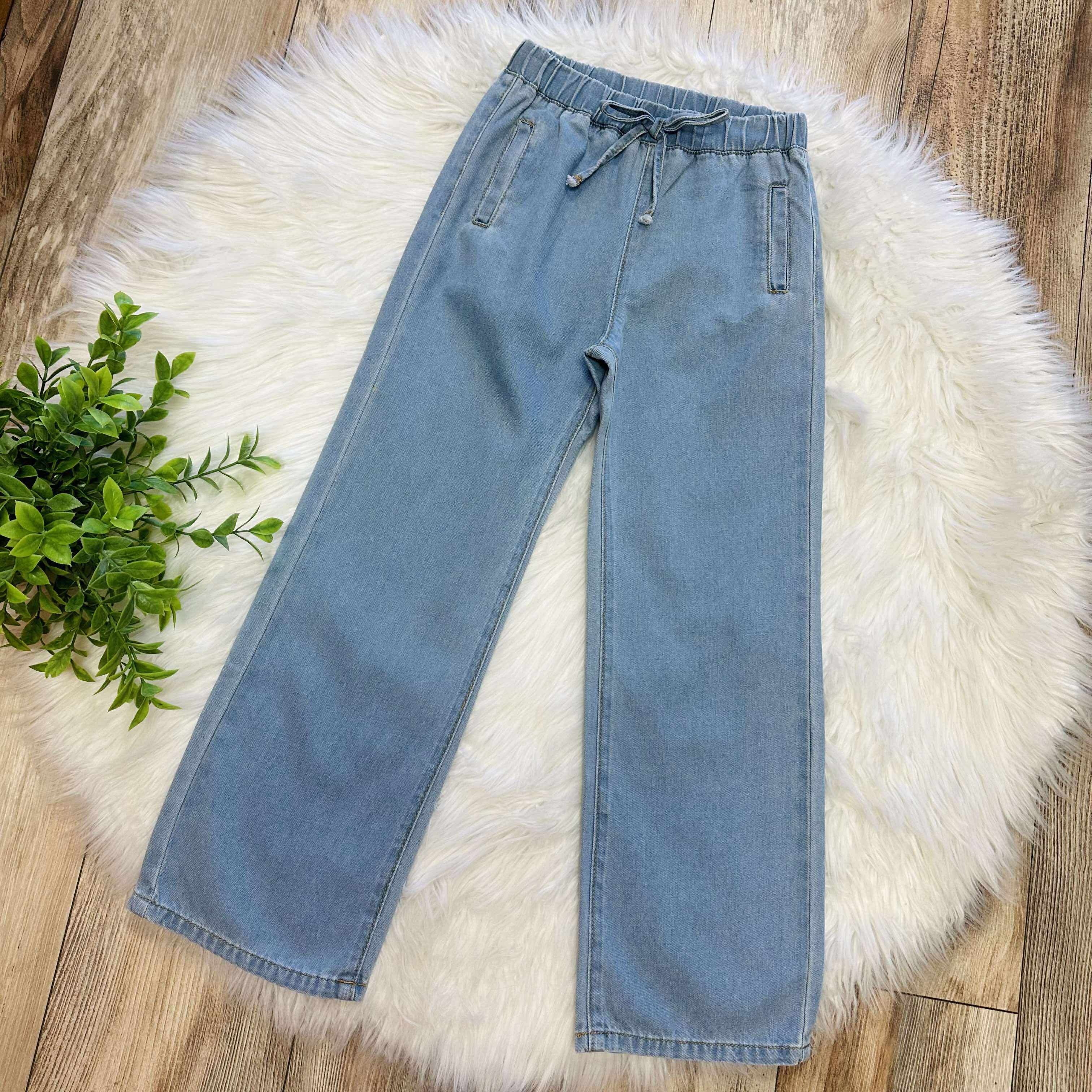 Hayden Girls Wide Leg Pants Denim Jeans