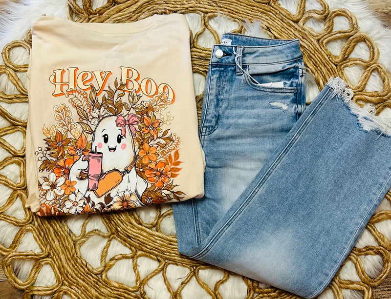 Hey Boo Simply Southern Long Sleeve Tee