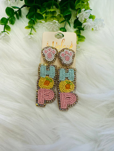 Hop Easter Earrings - Mini Mee Boutique