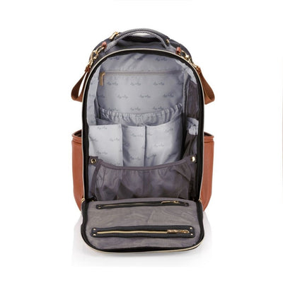 Boss Plus™ Large Diaper Bag Backpack Coffee & Cream - Mini Mee Boutique