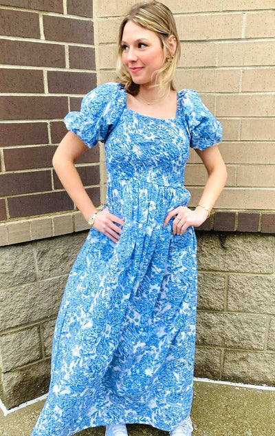 Women's Simply Southern Maxi Dress - Mini Mee Boutique