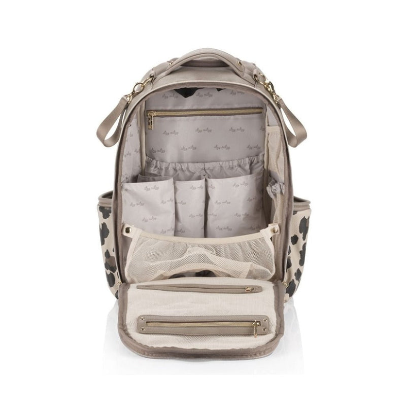 Boss Plus™ Large Diaper Bag Backpack Leopard - Mini Mee Boutique