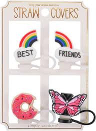 Best Friends Straw Covers - Mini Mee Boutique