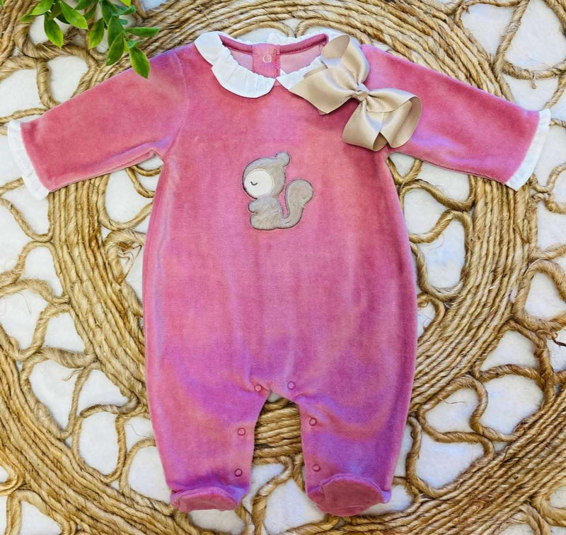 Girls Mayoral Squirrel Sleeper - Mini Mee Boutique