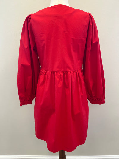 Jodifl Red Bow Dress - Mini Mee Boutique