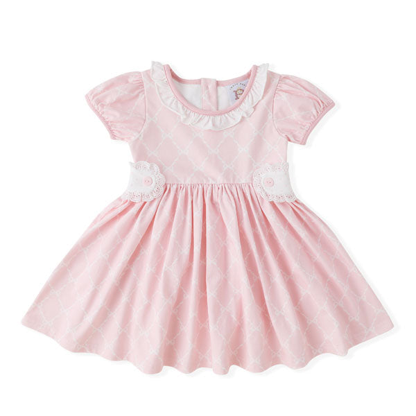 Pink Bow Dress - Mini Mee Boutique