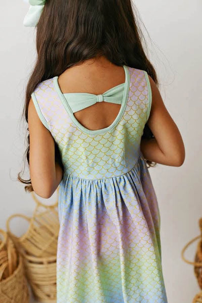 Girl’s Swoon baby mermaid dress - Mini Mee Boutique