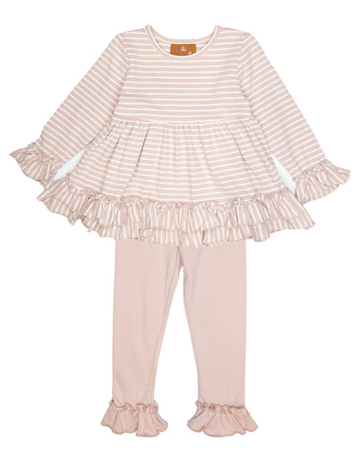 Girl’s Pastel Pink Set - Mini Mee Boutique