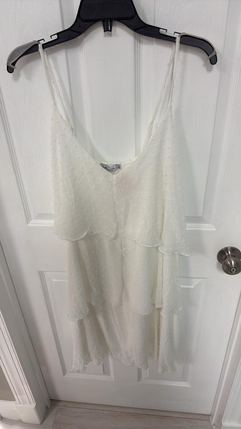 White Textured Dress - Mini Mee Boutique