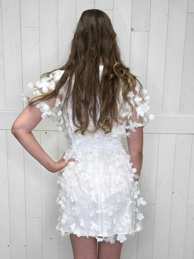 Umgee white floral dress - Mini Mee Boutique
