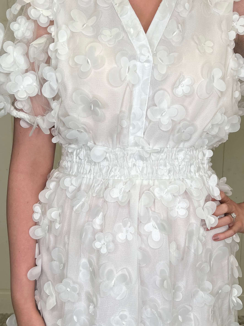 Umgee white floral dress - Mini Mee Boutique