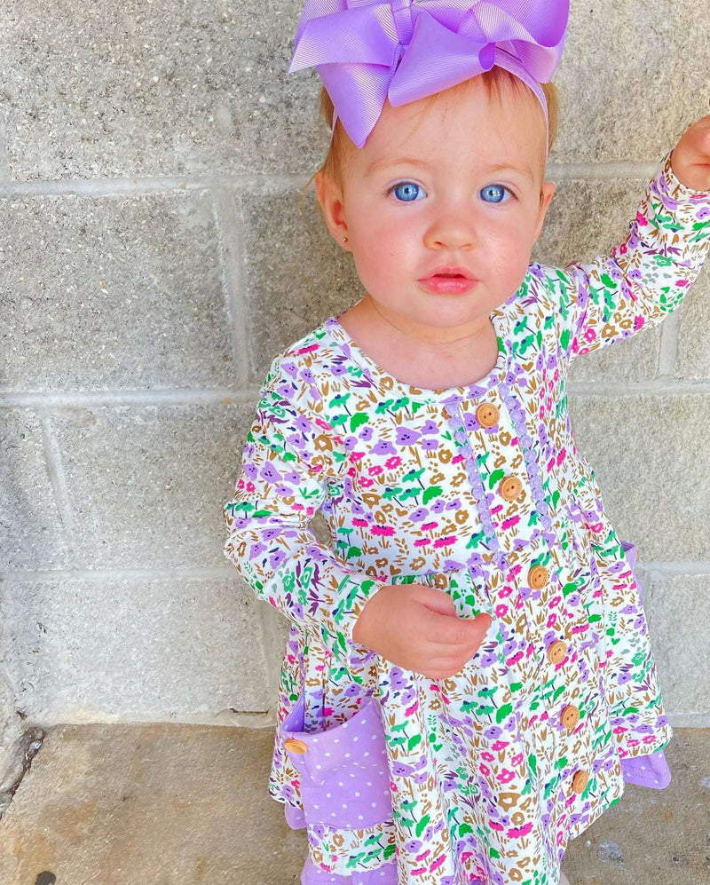 Swoon baby floral dress - Mini Mee Boutique