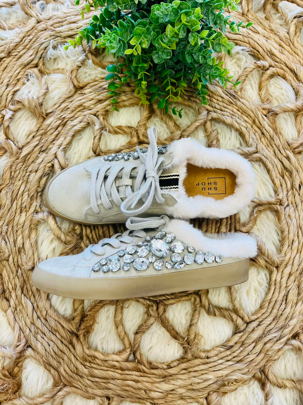 Women’s Shu Shop Crystal Light Grey Shoes