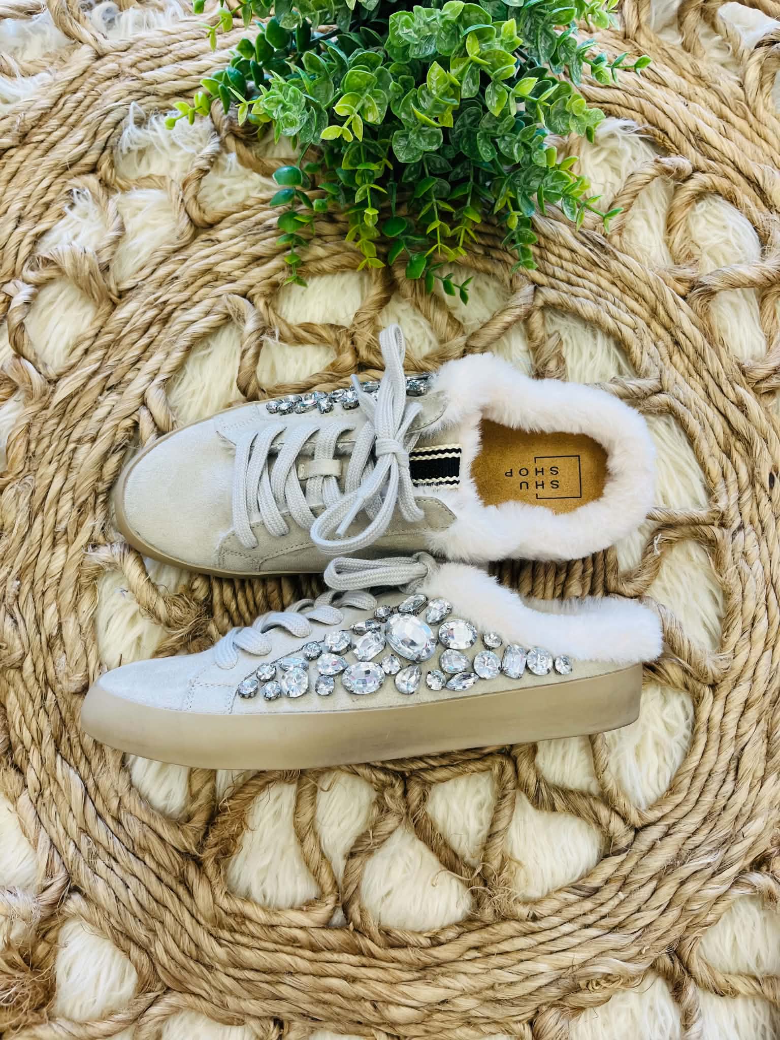 Women’s Shu Shop Crystal Light Grey Shoes