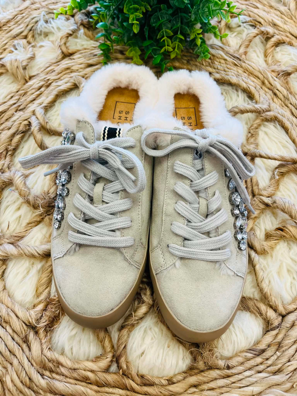 Women’s Shu Shop Crystal Light Grey Shoes