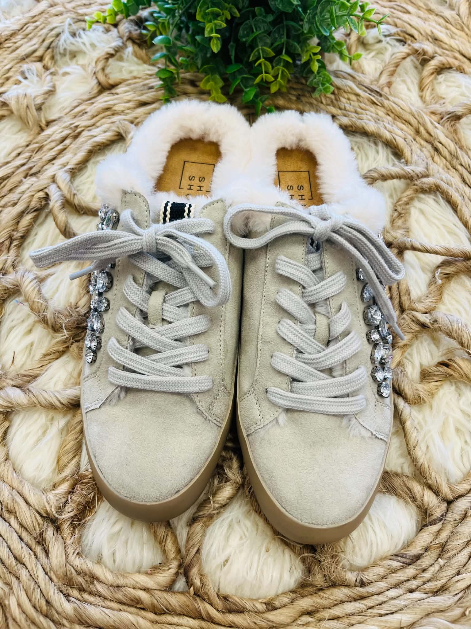 Women’s Shu Shop Crystal Light Grey Shoes