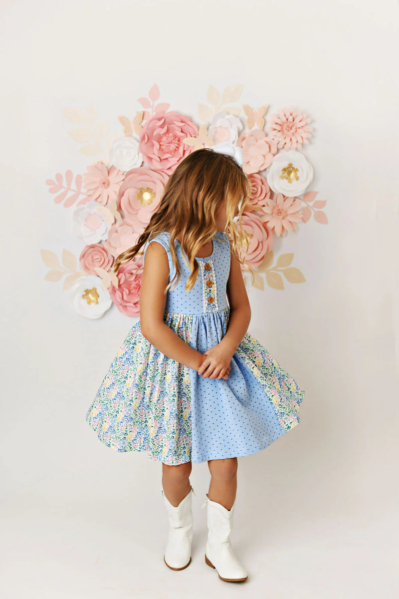 Swoon Baby Blue Garden Bliss Dress