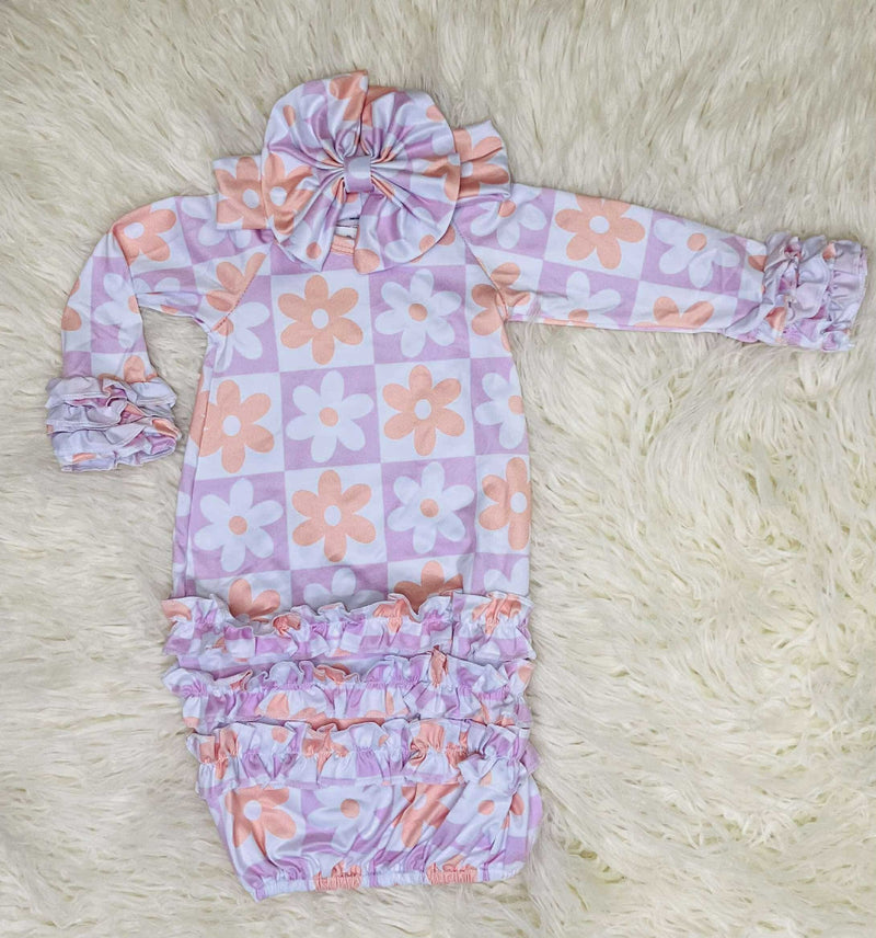 Clover Cottage Newborn Baby Gown