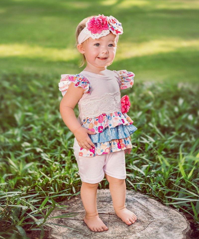 Haute Baby Ruffled Romper