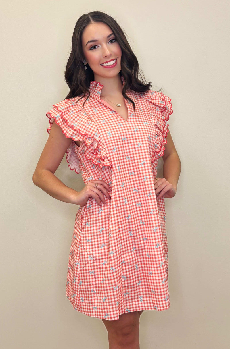 Women’s Gingham Dress - Mini Mee Boutique