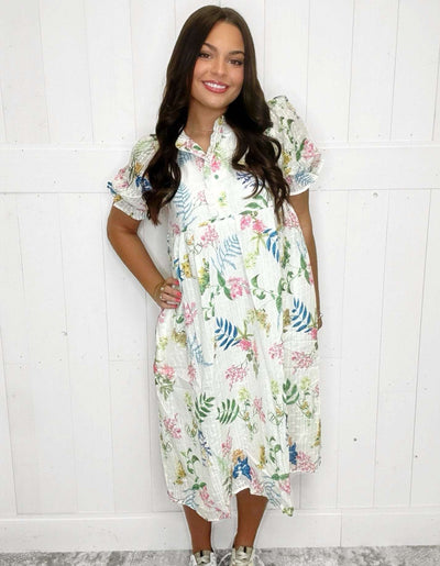 Hayden Women's Tropical Dress - Mini Mee Boutique