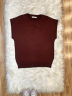 Women’s Zenana Brown Vest Top - True to Size