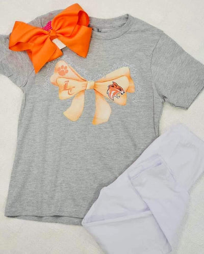 Girls Lynn Camp Bow Pride Tee - Mini Mee Boutique