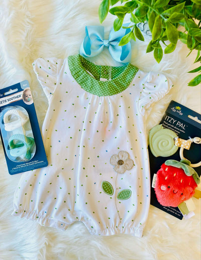 Baby Girl Flower One piece - Mini Mee Boutique