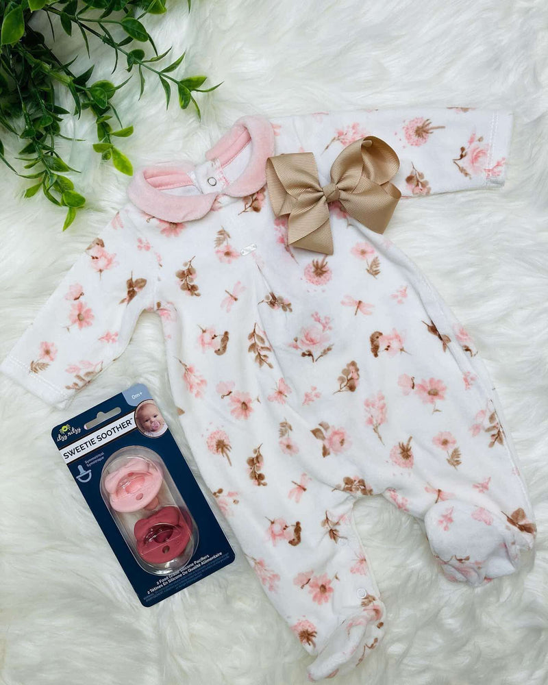 Toddler Floral Sleeper - Mini Mee Boutique