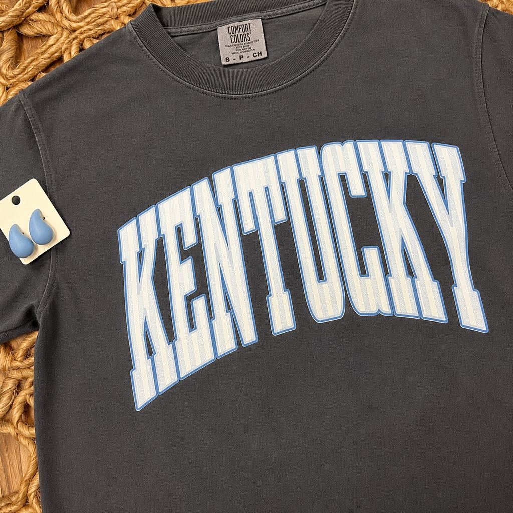 Women’s Navy Kentucky Striped Tee