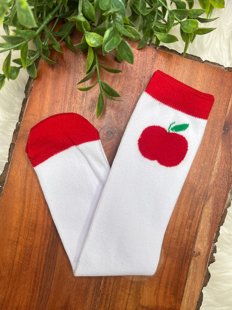 Apple a day Knee Socks