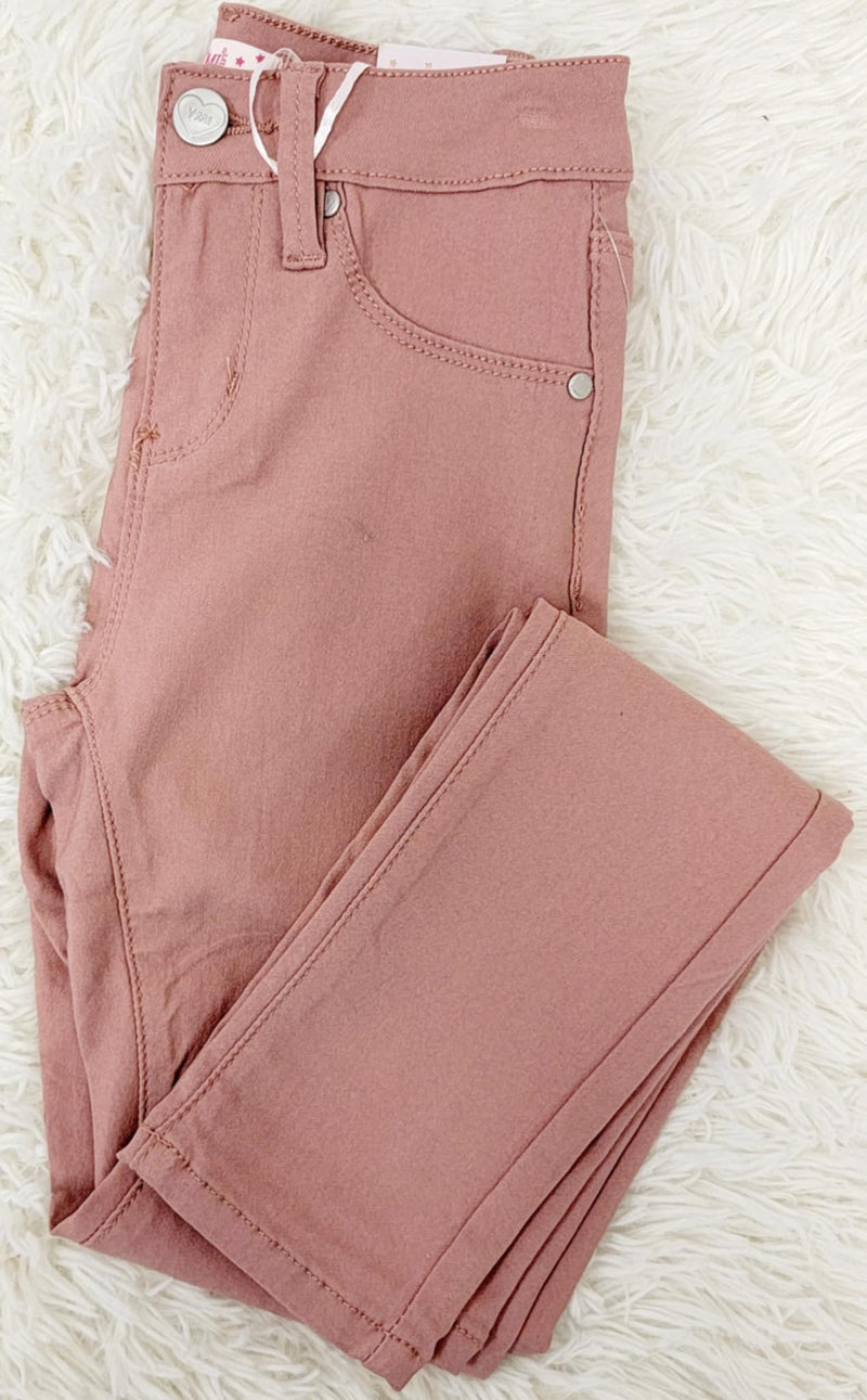 Girls Mauve Skinny Fit Jeans