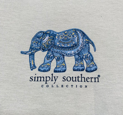 Women’s Simply Southern Elephant tee - Mini Mee Boutique