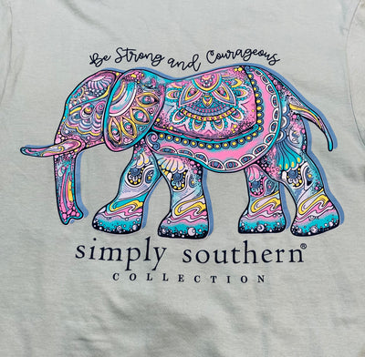 Women’s Simply Southern Elephant tee - Mini Mee Boutique