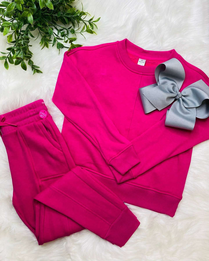 Girls Hot Pink Set