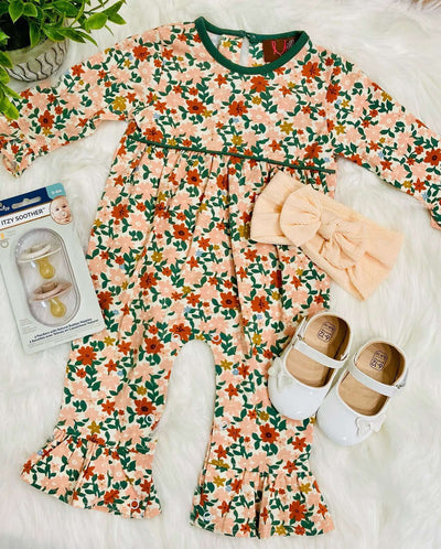 Millie Jay Ruffled Floral Romper